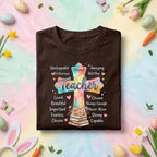 Christian Teacher Shirt Blessed Teacher Cross Shirt Faith Teacher Gift Religious Teacher Tee Inspirational Teacher Ap...