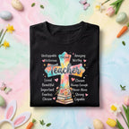 Christian Teacher Shirt Blessed Teacher Cross Shirt Faith Teacher Gift Religious Teacher Tee Inspirational Teacher Appreciation Shirt