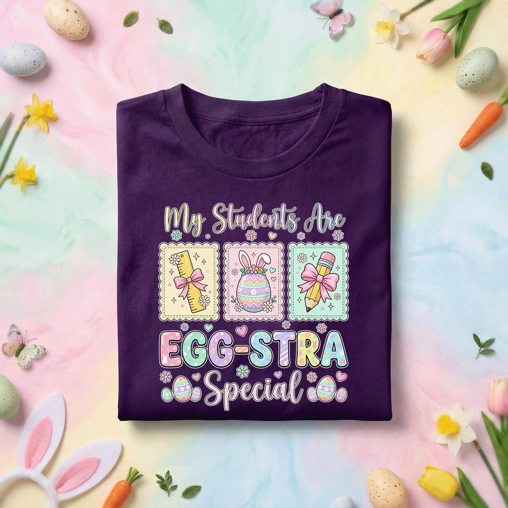 My Students Are Eggstra Special Teacher Easter Shirt Cute Easter Teacher Tee Spring Classroom Shirt Funny Teacher Gift School Easter