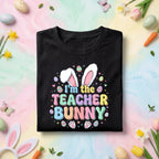 I'm The Teacher Bunny Easter Teacher Shirt Cute Bunny Teacher Tee Funny Easter Teacher Gift Pastel Spring Classroom S...