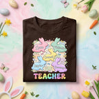 Teacher Easter Bunny Shirt Inspirational Teacher Gift Cute Spring Teacher Tee Love Inspire Motivate Encourage Teacher Shirt
