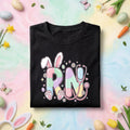 RN Easter Shirt Cute Nurse Bunny Shirt Pastel RN Nurse Gift Spring Stethoscope Tee