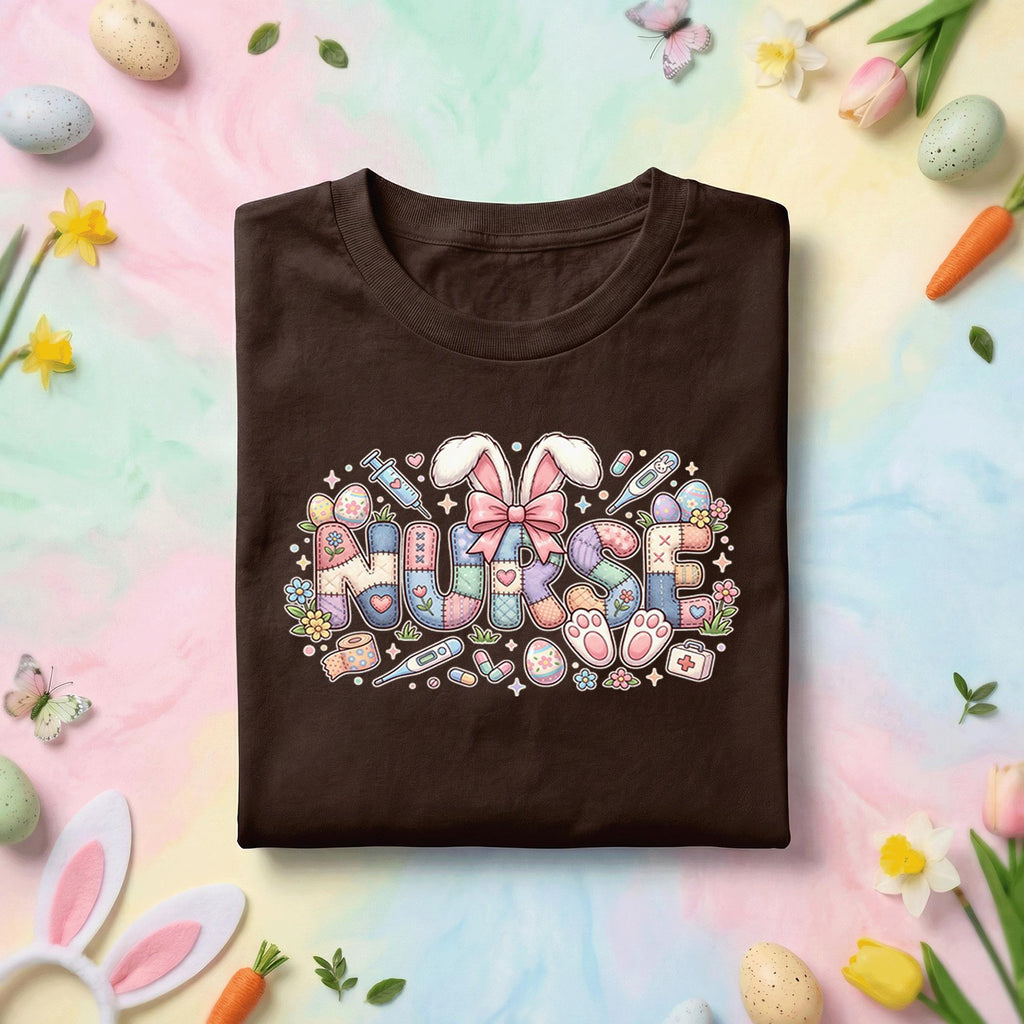 Nurse Easter Shirt Cute Bunny Nurse Tee Medical Nurse Gift Spring Nurse Shirt