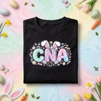 Pastel CNA Easter Bunny Nurse Shirt, Cute Certified Nursing Assistant Easter Tee