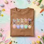 Easter Puppies in Eggs Shirt, Cute Bunny Dogs Easter Tee, Pastel Spring Dog Lover Holiday Shirt