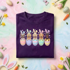 Easter Puppies in Eggs Shirt, Cute Bunny Dogs Easter Tee, Pastel Spring Dog Lover Holiday Shirt