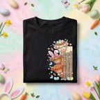 Easter Highland Cows Shirt Farmer, Cute Bunny Ears Cow Easter Tee, Pastel Spring Holiday Farm Animal Top