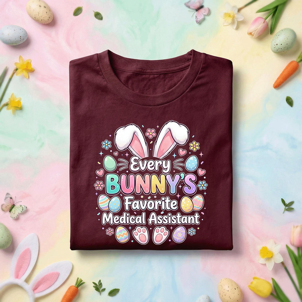 Every Bunny’s Favorite Medical Assistant Shirt, Cute Easter Bunny Medical Tee, Pastel Spring Holiday Top