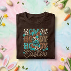 Howdy Easter Bunny Shirt, Cowgirl Howdy Easter Tee, Easter Bunny with Floral Details, Rustic Western Easter Top