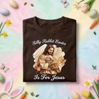 Silly Rabbit Easter is For Jesus Shirt, Christian Easter Tee, Jesus Holding Bunny, Religious Easter Shirt