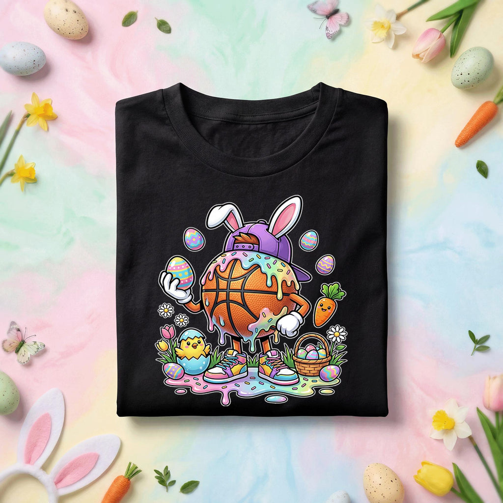 Happy Easter Day Shirt Youth Boys, Kids Basketball Drip Ice Cream Shirt