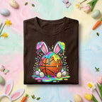 Happy Easter Day Shirt Youth Boys, Kids Basketball Drip Ice Cream Shirt, Dripping Basketball Easter Day Apparel