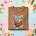 Happy Easter Day Shirt Youth Boys, Kids Basketball Drip Ice Cream Shirt, Dripping Basketball Easter Day Apparel