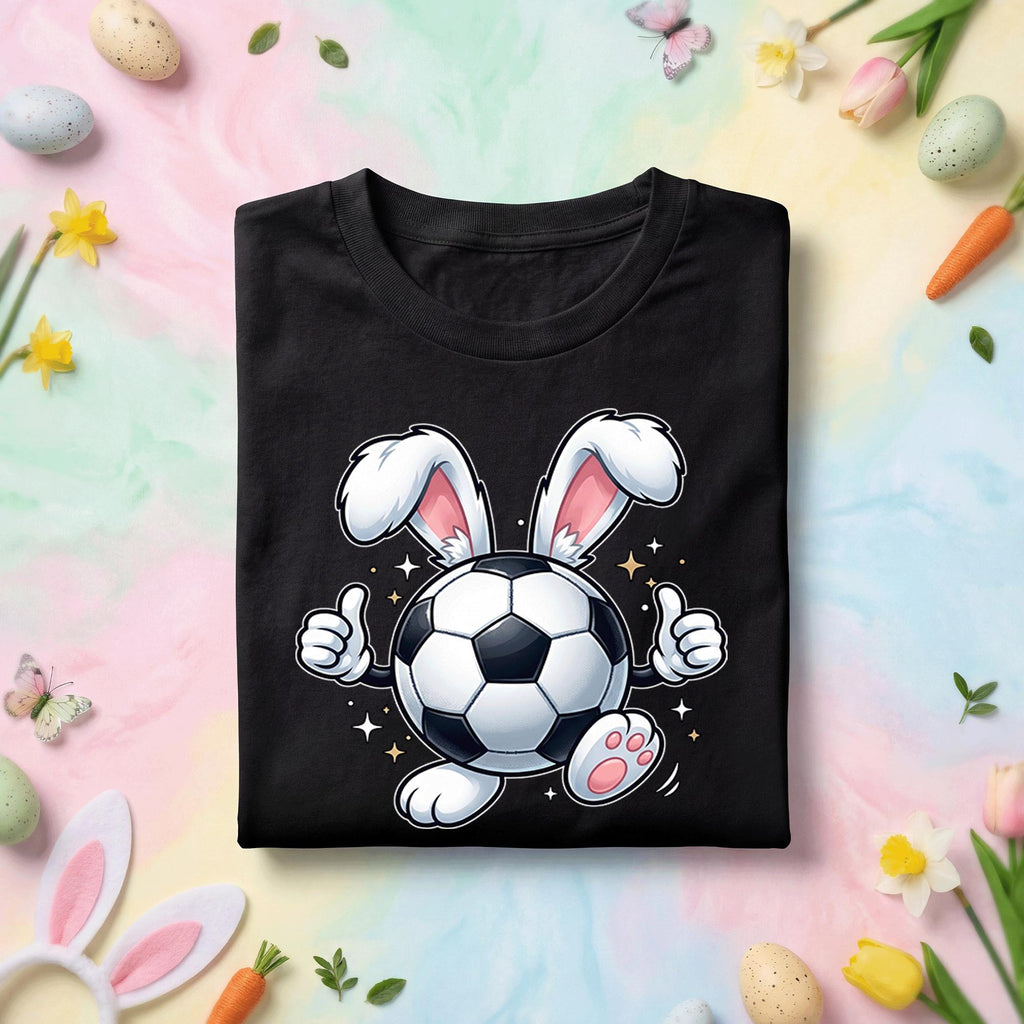Soccer Bunny Shirt, Easter Bunny with Soccer Ball
