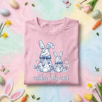 Mother Baby Unit Easter Bunny Shirt, MBU Nurse Tee, Cute Spring Nurse Gift, OB Nurse Appreciation Shirt with Floral Bunny Design