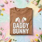 Daddy Bunny Shirt, Funny Easter Dad Tee, Cool Bunny Ears Spring Holiday Shirt for Fathers