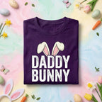 Daddy Bunny Shirt, Funny Easter Dad Tee, Cool Bunny Ears Spring Holiday Shirt for Fathers