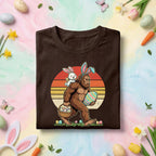 Funny Easter Bigfoot Shirt Men Women– Easter Egg Hunt with Sasquatch shirt, Funny Gift Easter Day shirt