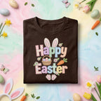 Happy Easter Bunny Shirt, Cute Pastel Bunny Ears Easter Tee, Easter Basket Bunny Graphic Shirt, Spring Egg Hunt Holiday Gift