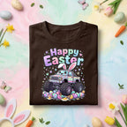 Cute Easter Monster Truck Shirt, Happy Easter Bunny Truck Tee, Kawaii Easter Truck Graphic Shirt, Kids Egg Hunt Spring Gift