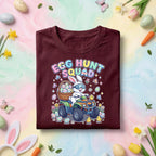 Egg Hunt Squad Bunny ATV Shirt Funny Easter Egg Hunt Graphic Tee, Cute Bunny Riding ATV Easter Shirt, Kids Easter Egg Hunt Gift