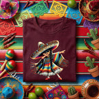 Cinco de Mayo Dabbing Girl Shirt, Funny Mexican Fiesta T Shirt, Cute Sombrero Folklore Dress Dance Tee, Colorful Latino Party Tee Gift