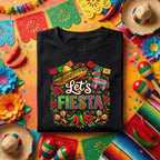 Lets Fiesta Mexican Party Shirt, Cinco de Mayo Fiesta T Shirt