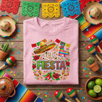 Lets Fiesta Mexican Party Shirt, Cinco de Mayo Fiesta T Shirt, Sombrero Pinata Maracas Tee, Colorful Mexican Celebration Shirt