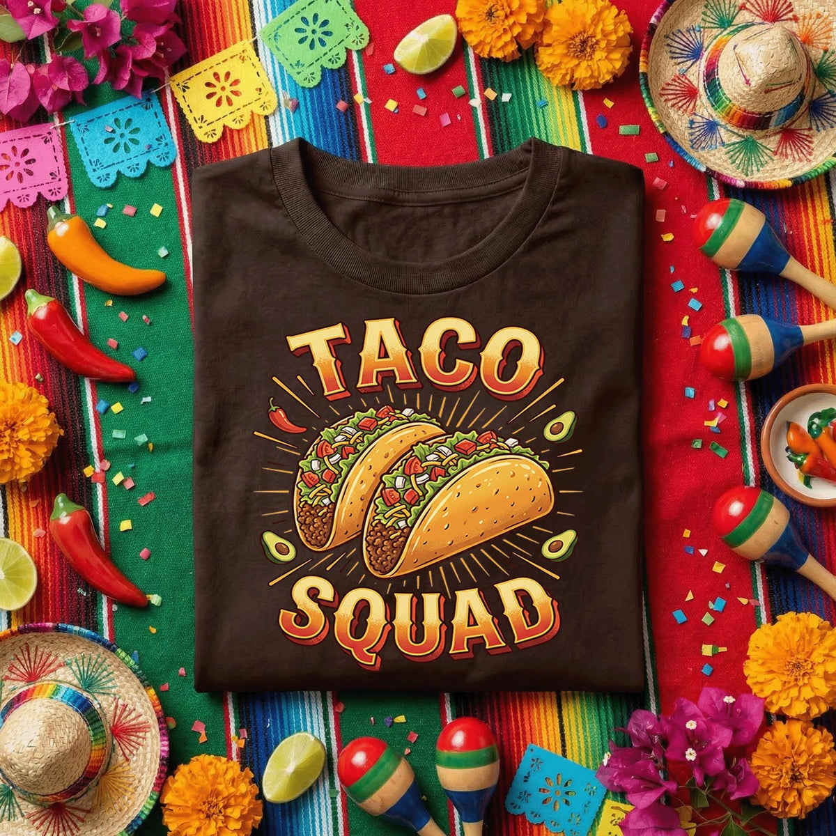 Family Taco Squad Shirt Funny Taco Lover T Shirt, Taco Tuesday Party Tee
