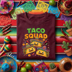 Taco Squad Shirt Funny Taco Friends T Shirt, Cute Sombrero Taco Party Tee, Cinco de Mayo Taco Lover Shirt