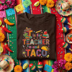 T Is for Teacher and Taco Shirt Funny Teacher Taco T Shirt, Cinco de Mayo Teacher Appreciation Tee