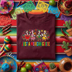 Just A Mexican Goose Shirt Funny Cinco De Mayo Goose Tee, Mexican Fiesta Dancing Geese Shirt, Colorful Cinco De Mayo Party Tee