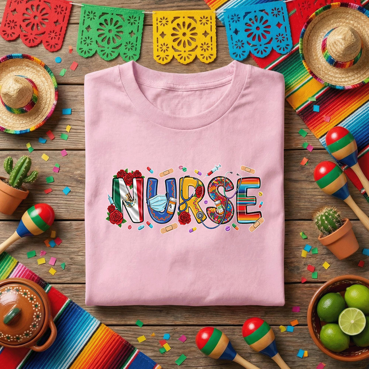 Nurse Cinco De Mayo Shirt Mexican Nurse Appreciation Tee, Funny Nurse Fiesta Medical Shirt, Nurse Week Fiesta Nurse Tee