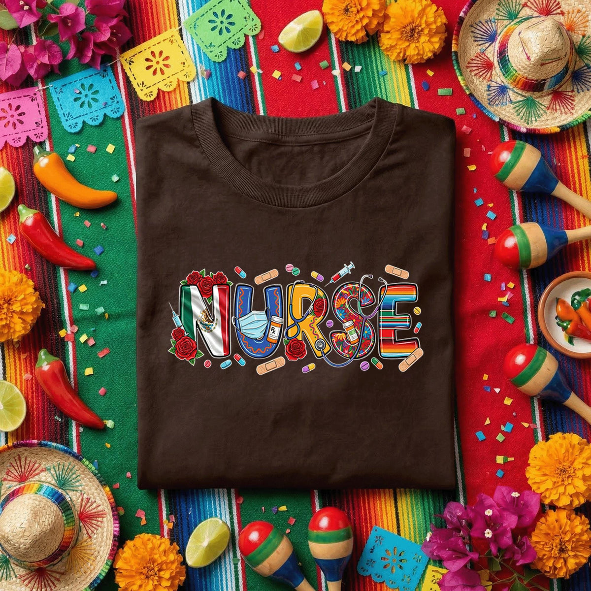 Nurse Cinco De Mayo Shirt Mexican Nurse Appreciation Tee, Funny Nurse Fiesta Medical Shirt, Nurse Week Fiesta Nurse Tee