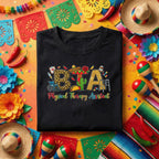 Cinco De Mayo PTA Shirt Physical Therapy Assistant Tee, Funny Fiesta Physical Therapy Shirt With Sombrero Cactus Taco