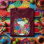 Cinco De Mayo Margarita Skeleton Hand Shirt Funny Fiesta Margarita Lover Tee, Mexican Party Shirt Day Of The Dead Margarita