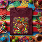 Cinco De Mayo Football Shirt Sombrero Football Fiesta Tee Mexican Fiesta Game Day Shirt Funny Football Fan Taco Party Shirt