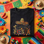 Just Here For The Fiesta Shirt Cinco De Mayo Party Tee Mexican Fiesta Shirt Sombrero Maracas Tee Funny Cinco De Mayo Shirt