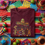 Just Here For The Fiesta Shirt Cinco De Mayo Party Tee Mexican Fiesta Shirt Sombrero Maracas Tee Funny Cinco De Mayo Shirt