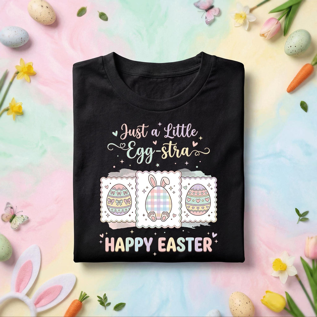Just a Little Egg stra Happy Easter Shirt, Cute Bunny Egg Easter T Shirt