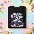 Cute Easter Monster Truck Shirt, Happy Easter Bunny Truck Tee