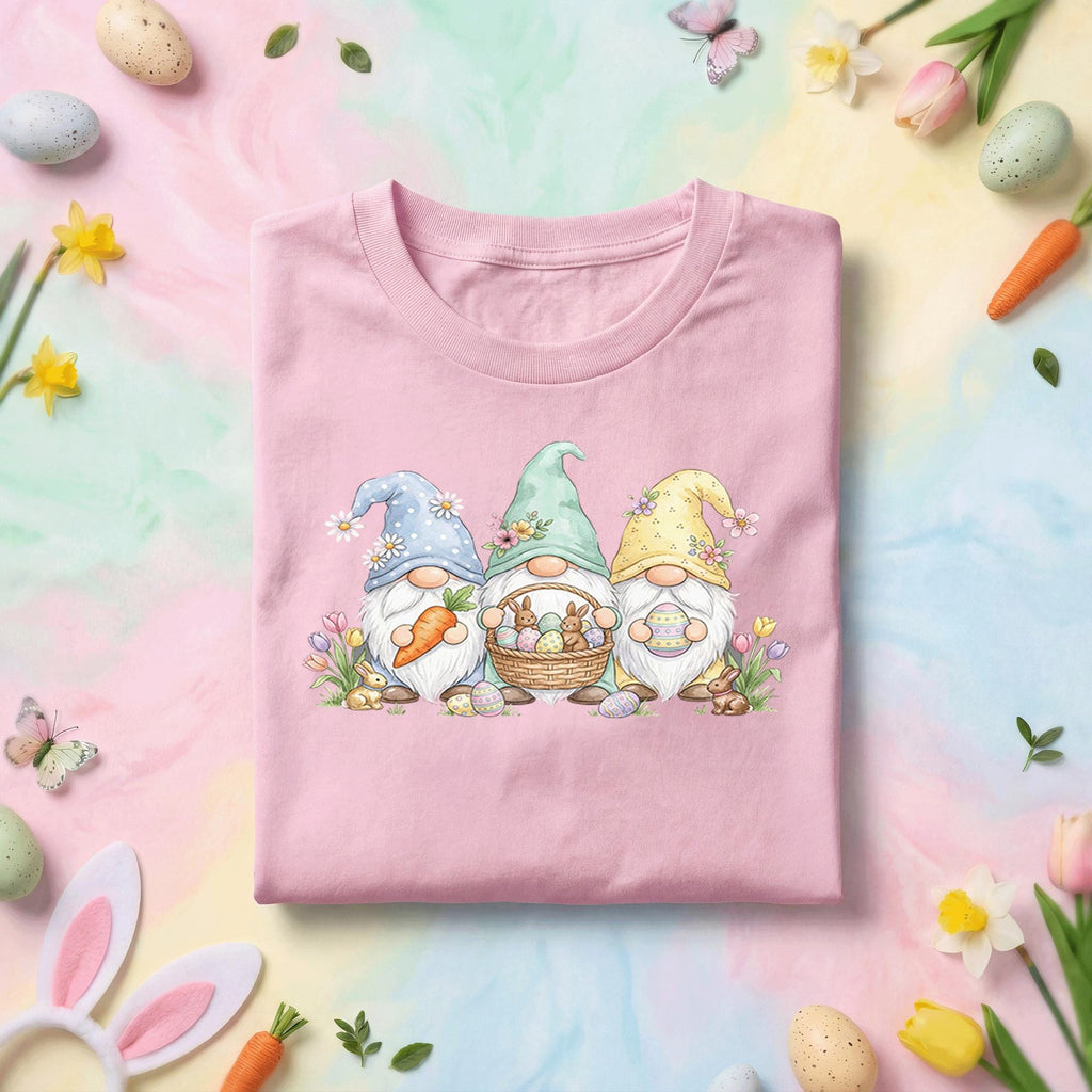 Cute Easter Gnome Shirt Bunny Gnome Easter Graphic Tee, Spring Gnome Easter Bunny Shirt, Easter Egg Hunt Gnome Gift