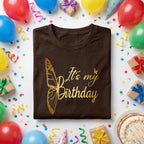 It’s My Birthday Shirt Butterfly Women, Cute Birthday Girl Tee