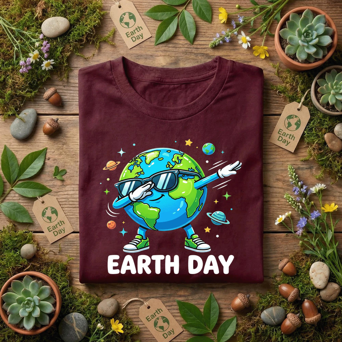 Funny Earth Day Dabbing Shirt Cute Planet Tee, Cool Earth Dab Design, Kids Earth Day Outfit, Eco Friendly Gift, Environmental Humor Shirt