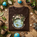Make Everyday Earth Day Shirt Floral Earth Tee, Eco Friendly Nature Lover Shirt