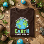Earth Day Shirt Eco Friendly Kids Tee Save Planet Shirt The Future of Earth Starts With Me Environmental Awareness Gift Nature Lover Shirt