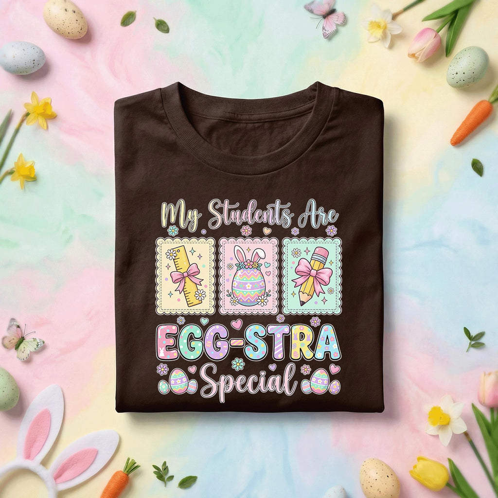 My Students Are Eggstra Special Teacher Easter Shirt Cute Easter Teacher Tee Spring Classroom Shirt Funny Teacher Gift School Easter