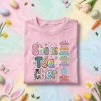 She Is Tea Cher Teacher Shirt Inspirational Teacher Appreciation Gift Cute Retro Teacher Tee Strong Chosen Beautiful Teacher Shirt