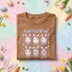 Pain Egg Scale Easter Shirt Funny Bunny Pain Scale Tee Cute Easter Nurse Shirt Easter Humor Shirt