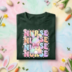 Nurse Bunny Shirt Cute Bunny Nurse Easter Gift Spring Nurse Shirt